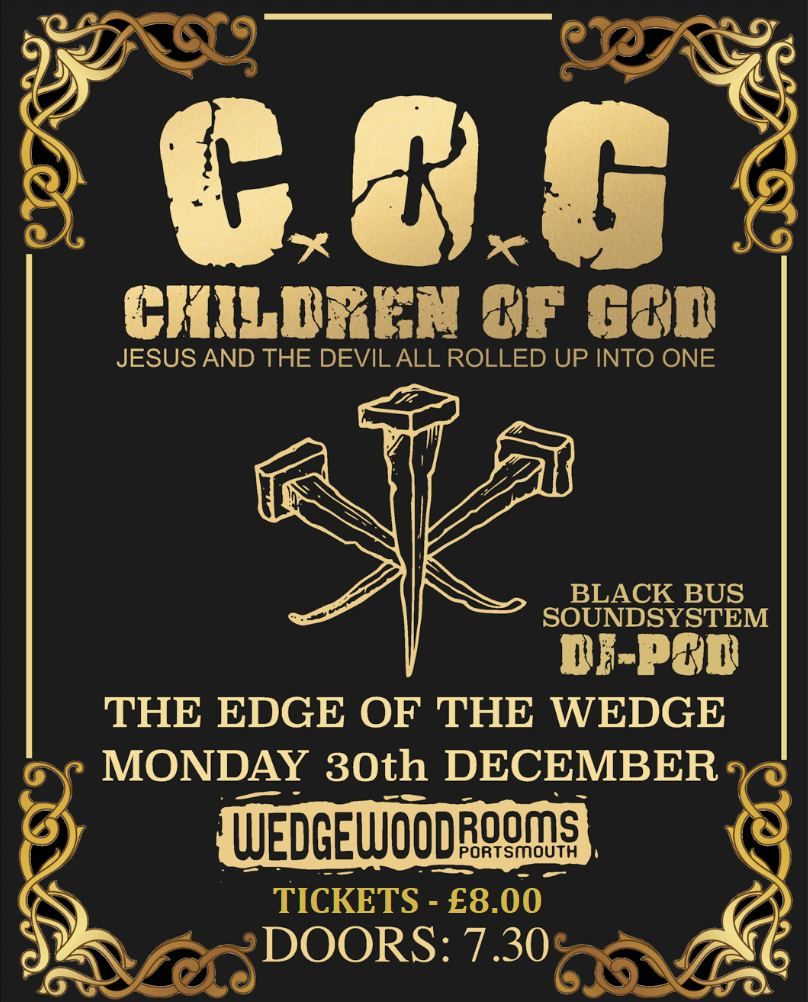 C.O.G - Wedgewood Rooms, Portsmouth - 30.12.24