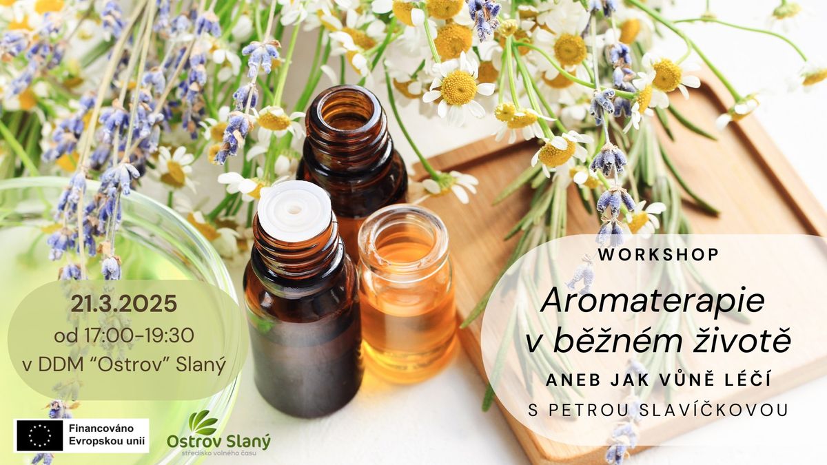 WORKSHOP AROMATERAPIE V B\u011a\u017dN\u00c9M \u017dIVOT\u011a