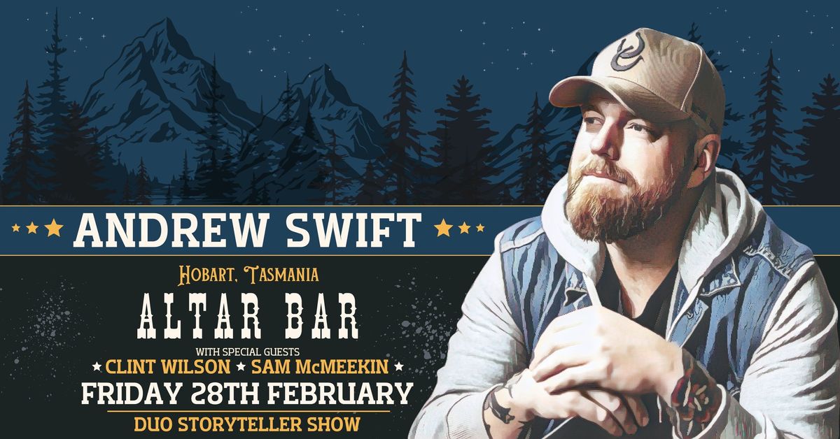 Andrew Swift at Altar Bar, Hobart TAS