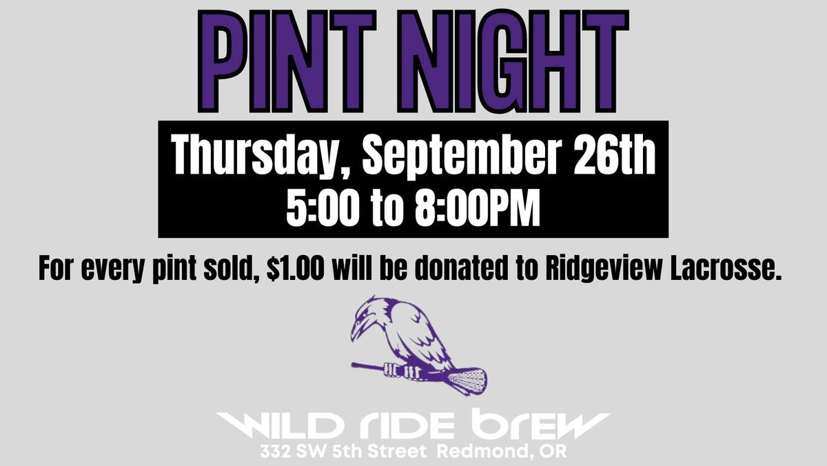 Pint Night - Redmond Tap Room 