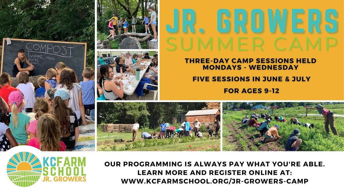 Jr. Growers Summer Camp: Growing Common Ground Session