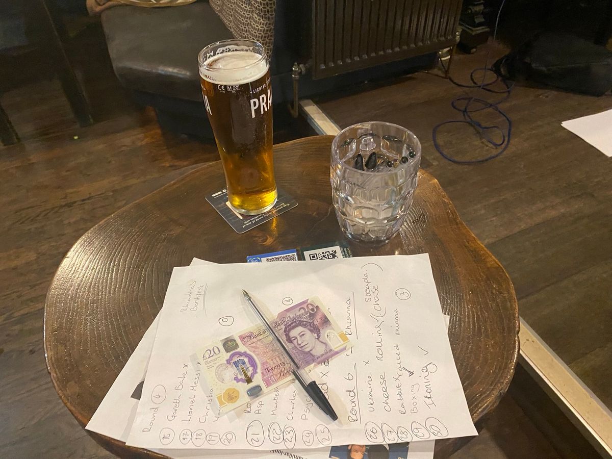 Monday Night Pub Quiz 