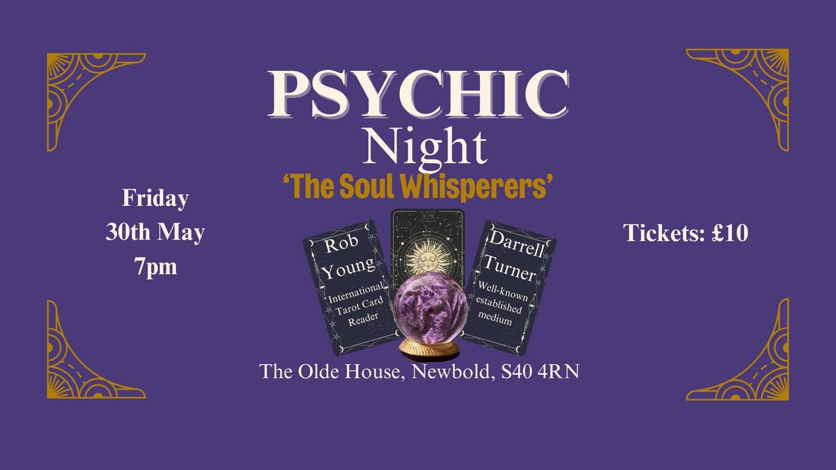 The Soul Whisperers - Charity Psychic Night