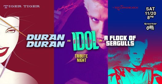 SOLD OUT - Billy Idol, Duran Duran, A Flock of Seagulls Tribute Night