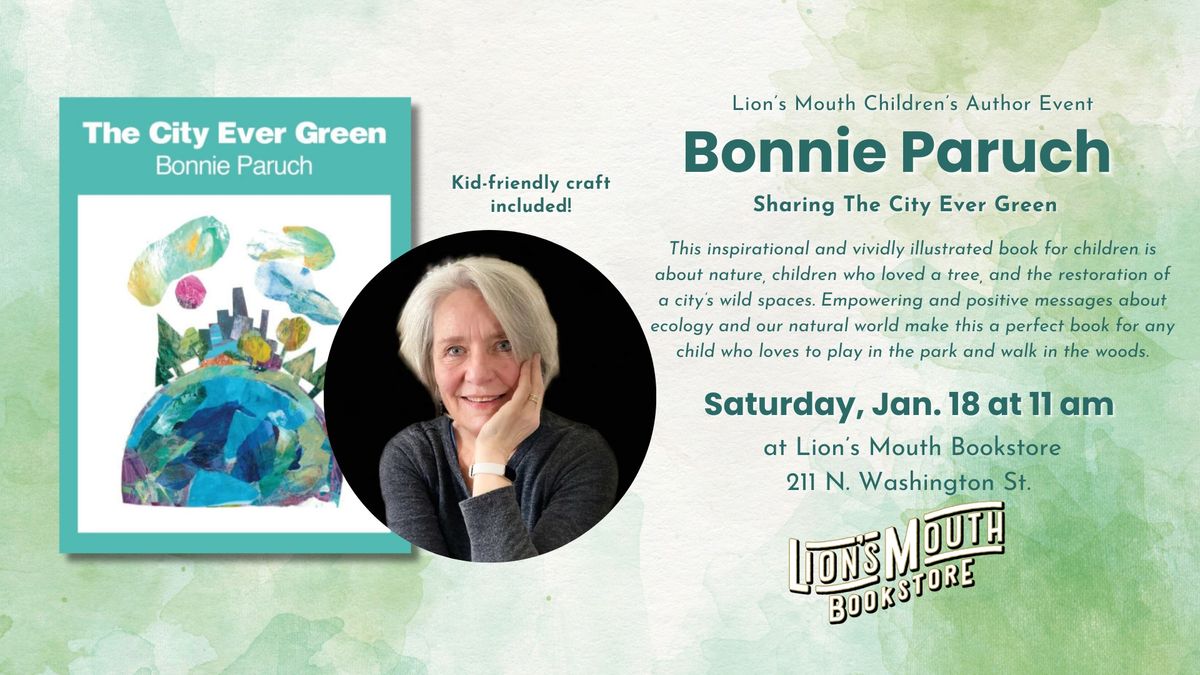 Bonnie Paruch Sharing Children's Picture Book The City Ever Green