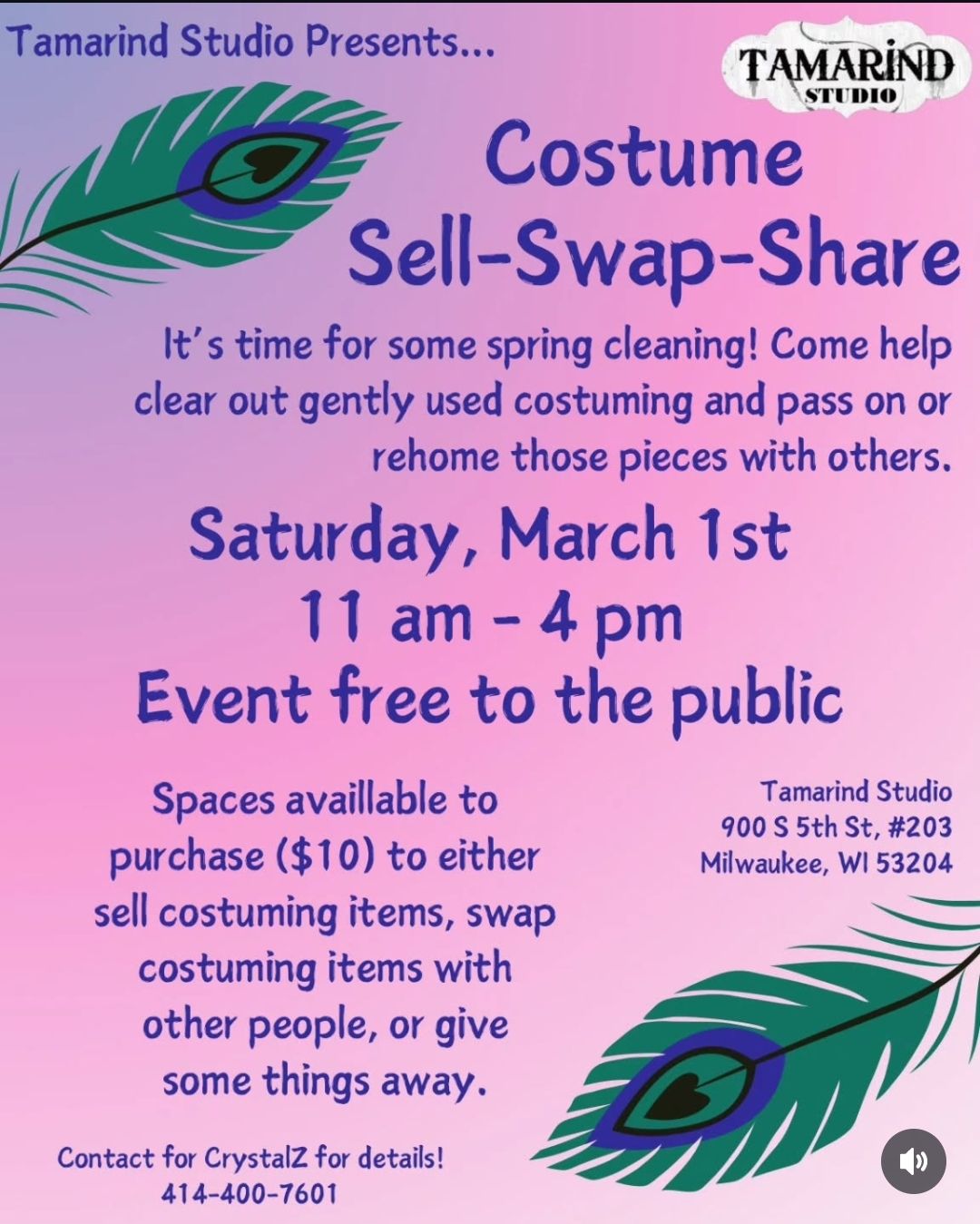 Costume Sell-Swap-Share!