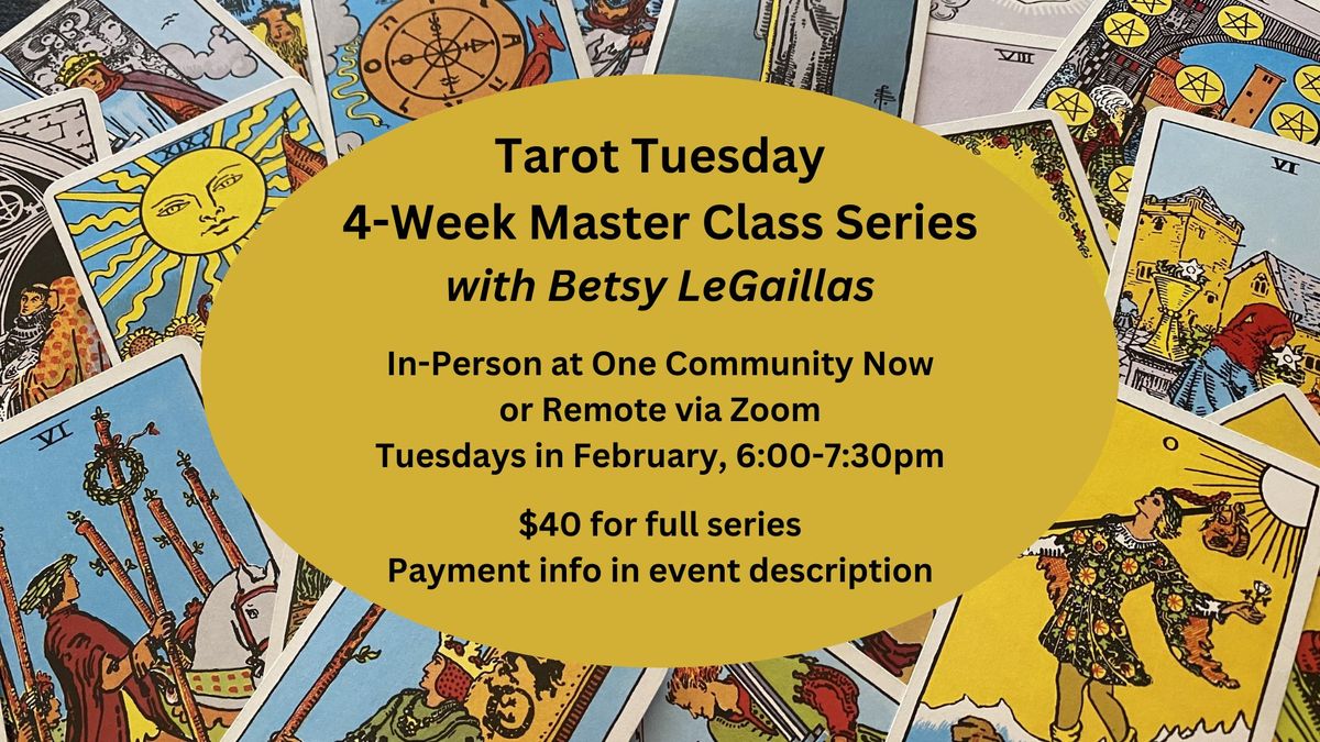 Tarot Tuesday 4-Week Masterclass