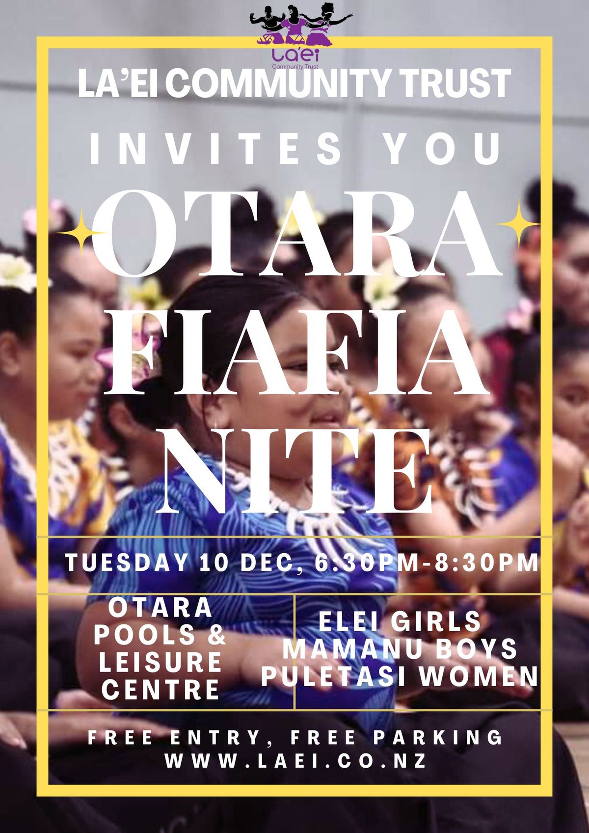 Term 4 2024 Otara Elei Girls, Mamanu Boys & Puletasi Women Fiafia Nite!