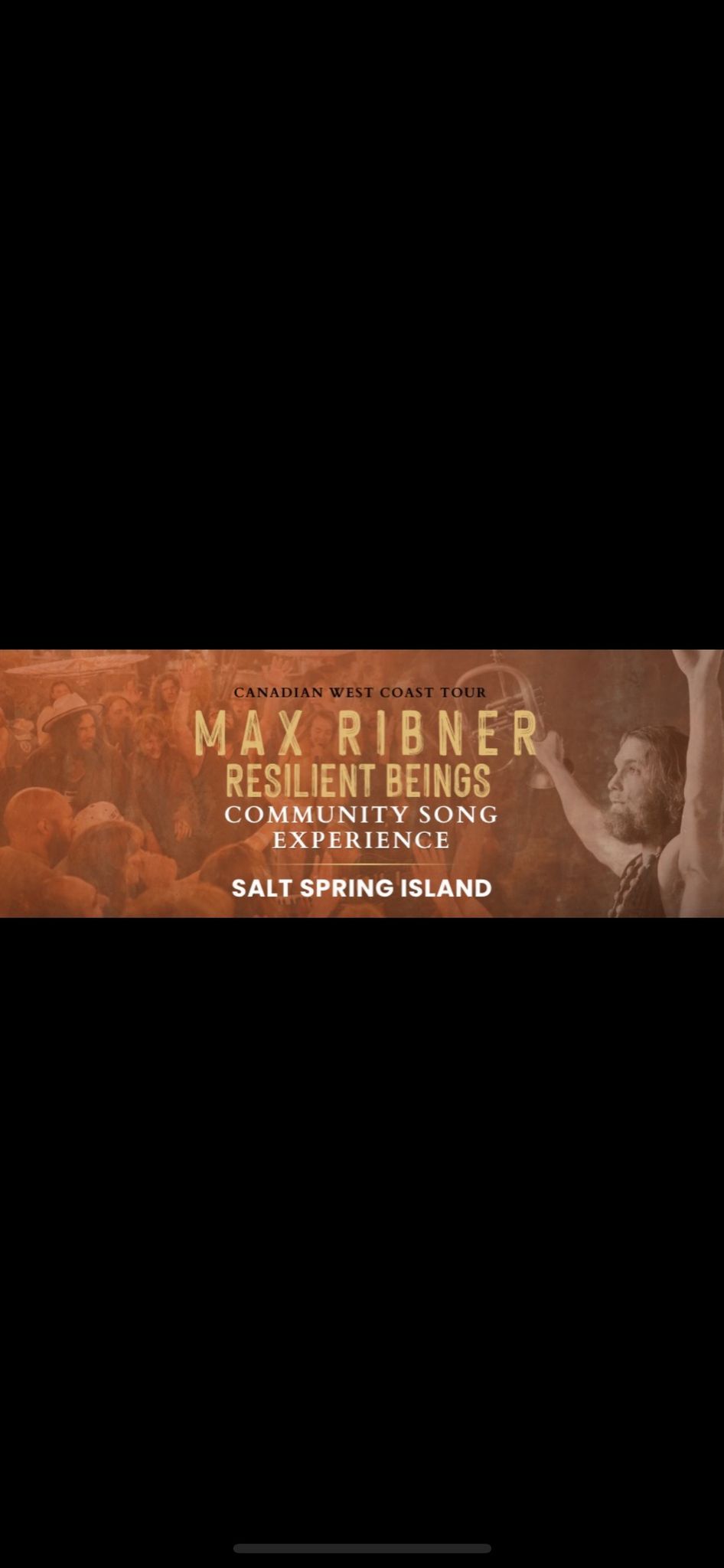 Max Ribner Resilient Beings -Saltspring of Island Community Song Experience