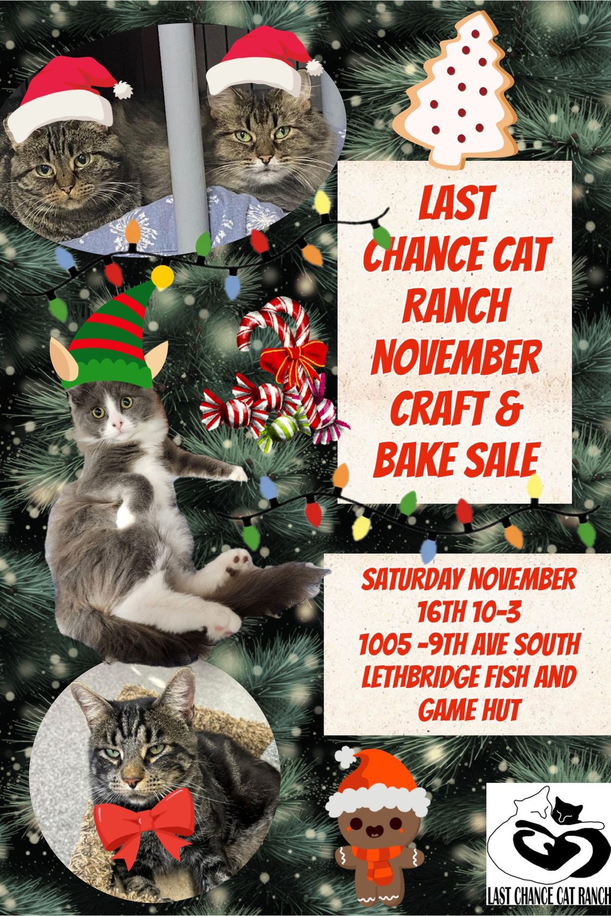 Last Chance Cat Ranch November Craft & Bake sale 