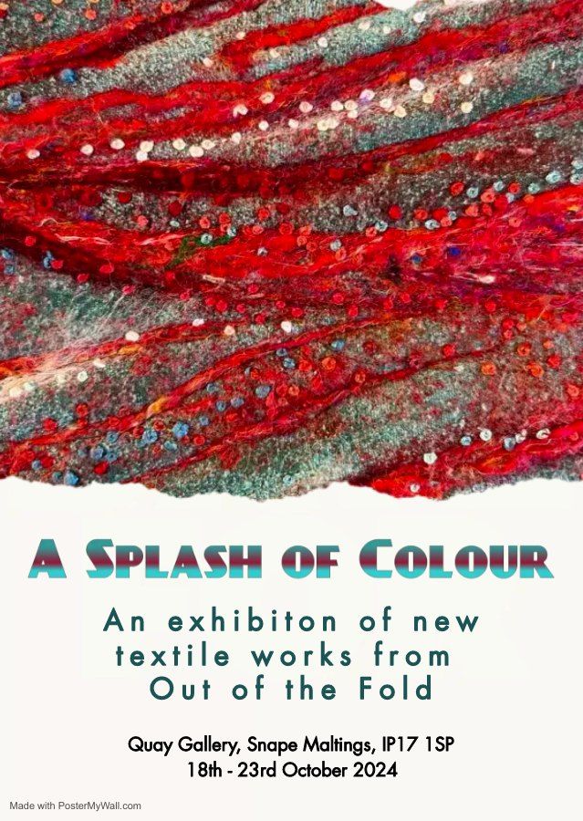 A Splash of Colour exhibition by Out of the Fold