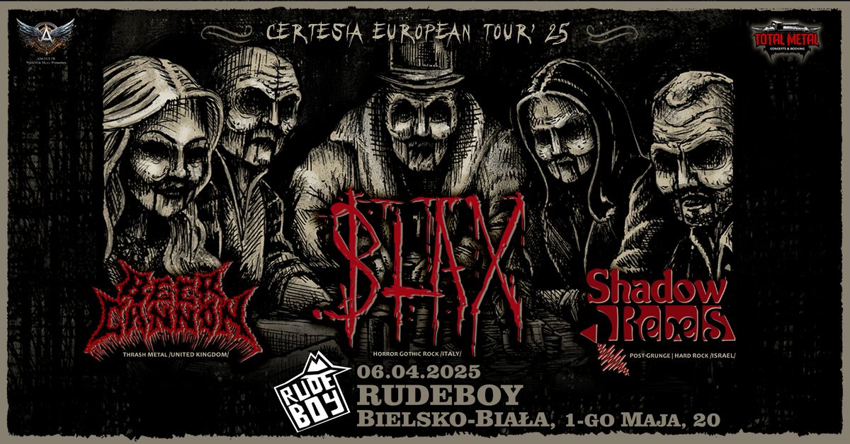 BLAX + BEER CANNON + SHADOW REBELS \/ RUDEBOY CLUB Bielsko-Bia\u0142a