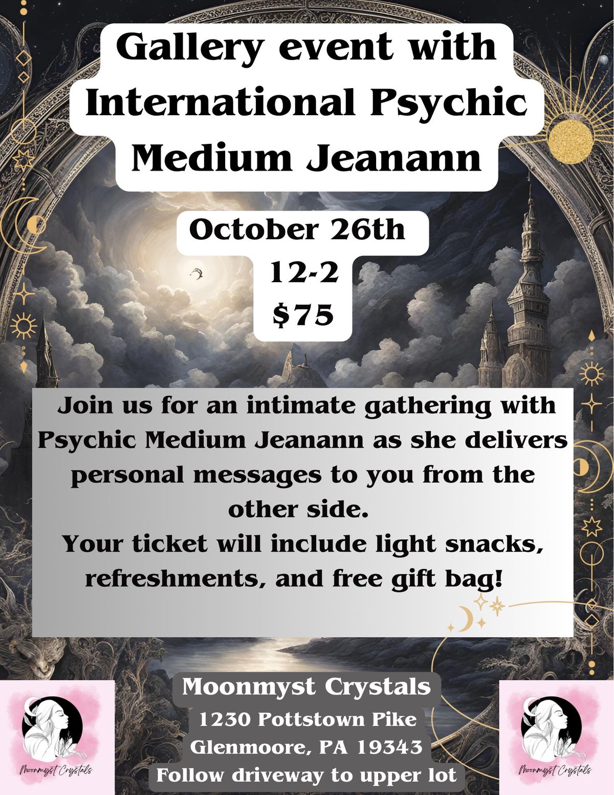 Gallery event with International Psychic Medium Jeanann