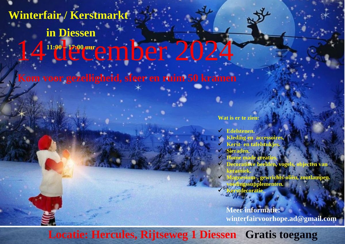 Winterfair\/Kerstmarkt in Hercules in Diessen