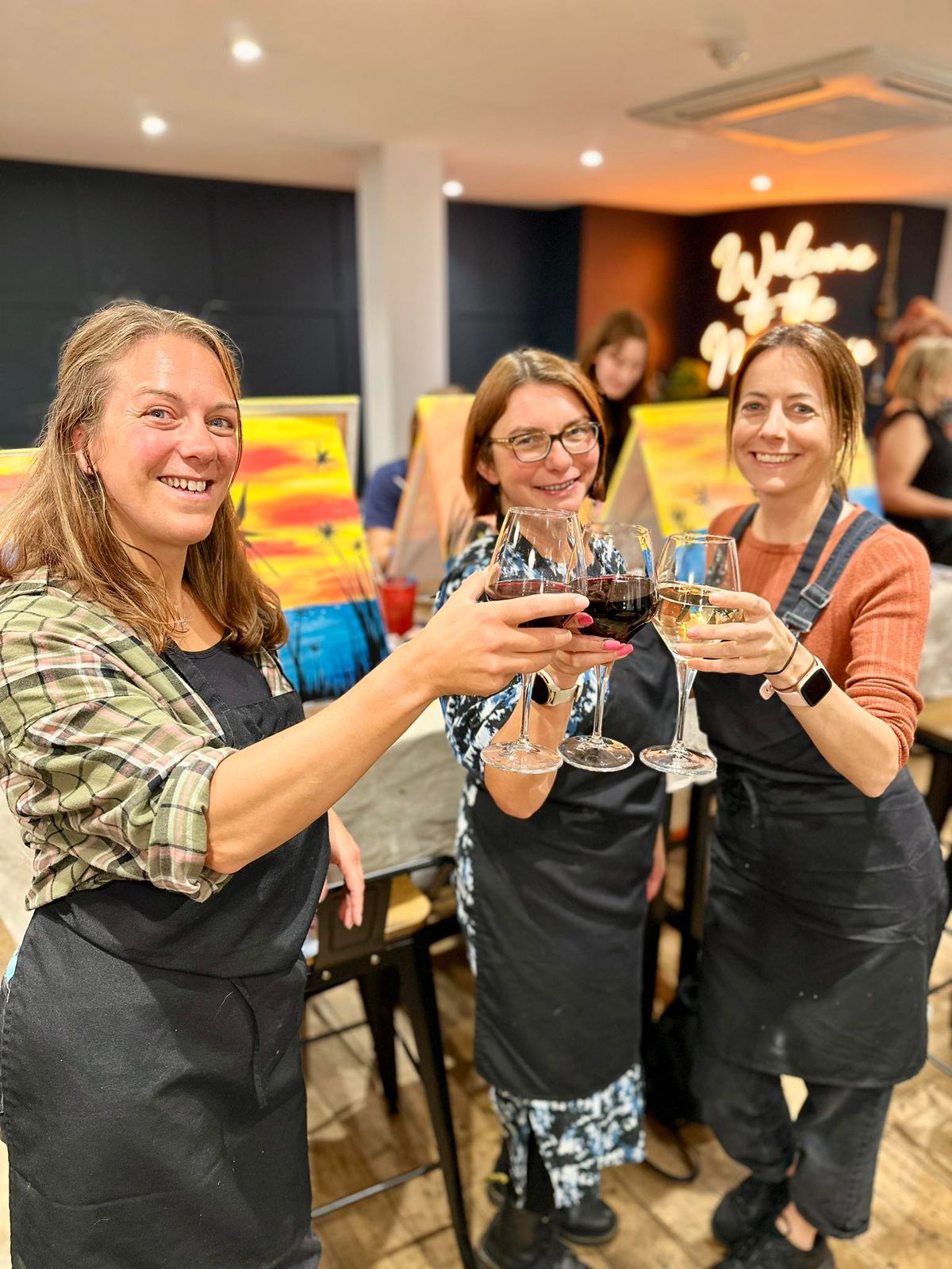 Paint & Sip @ Berries, Wrenbury, Cheshire 