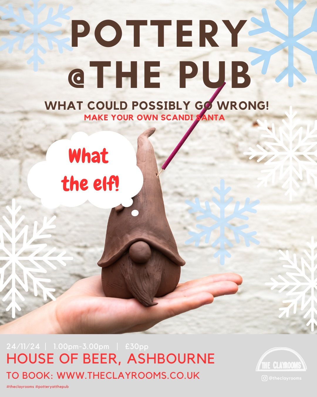 Christmas Pottery at the Pub \ud83c\udf84