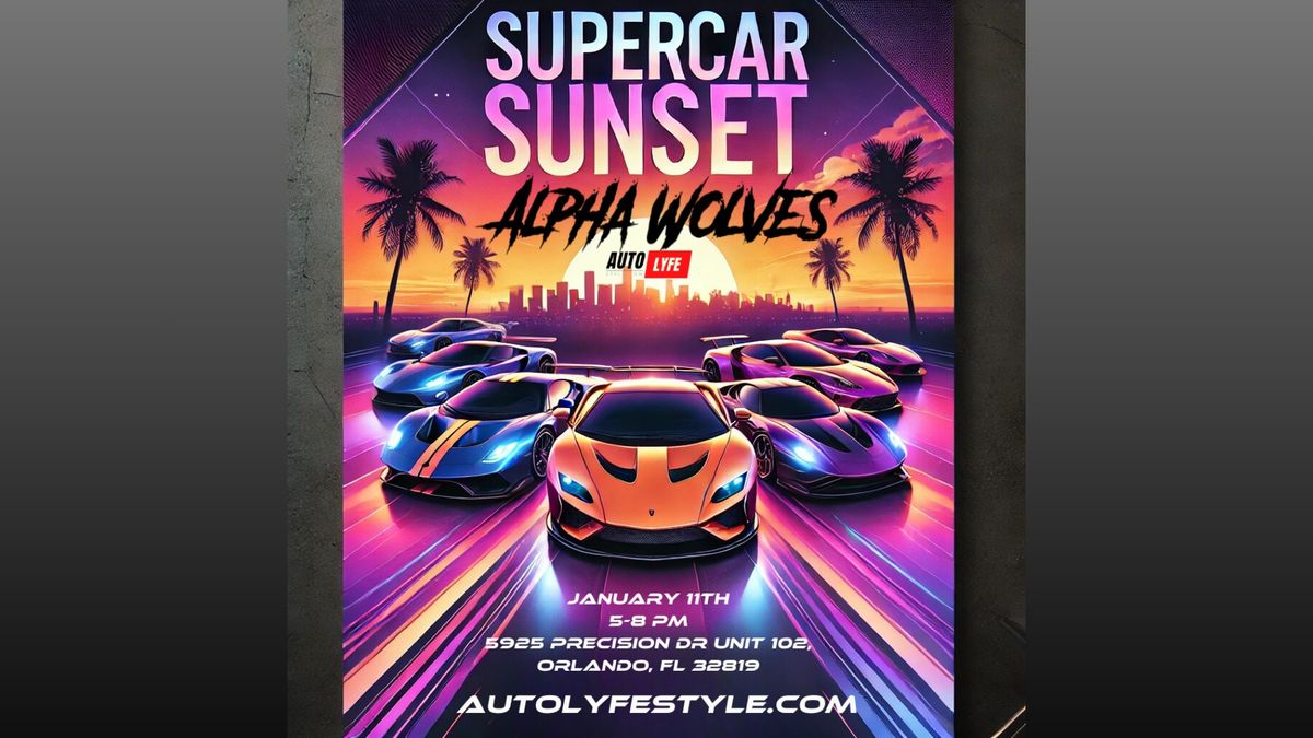 Supercar Sunset Wolves Edition - Jan 11th