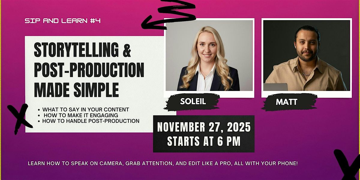 Sip&Learn 4: Say It Right Create & Edit Like a Pro