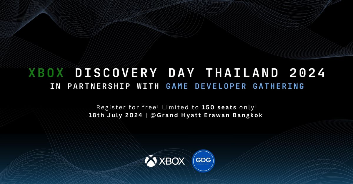 Xbox Discovery Day Thailand 2024 In partnership with GDG\u2728
