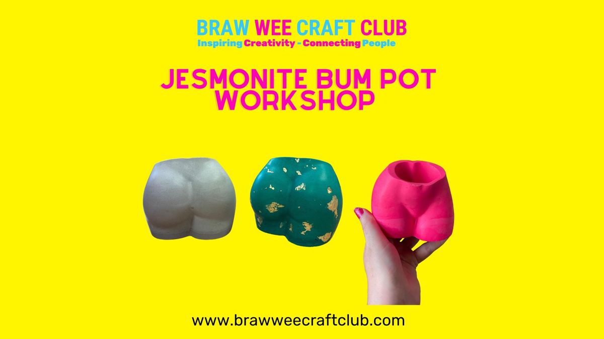 Jesmonite Bum Pot Workshop