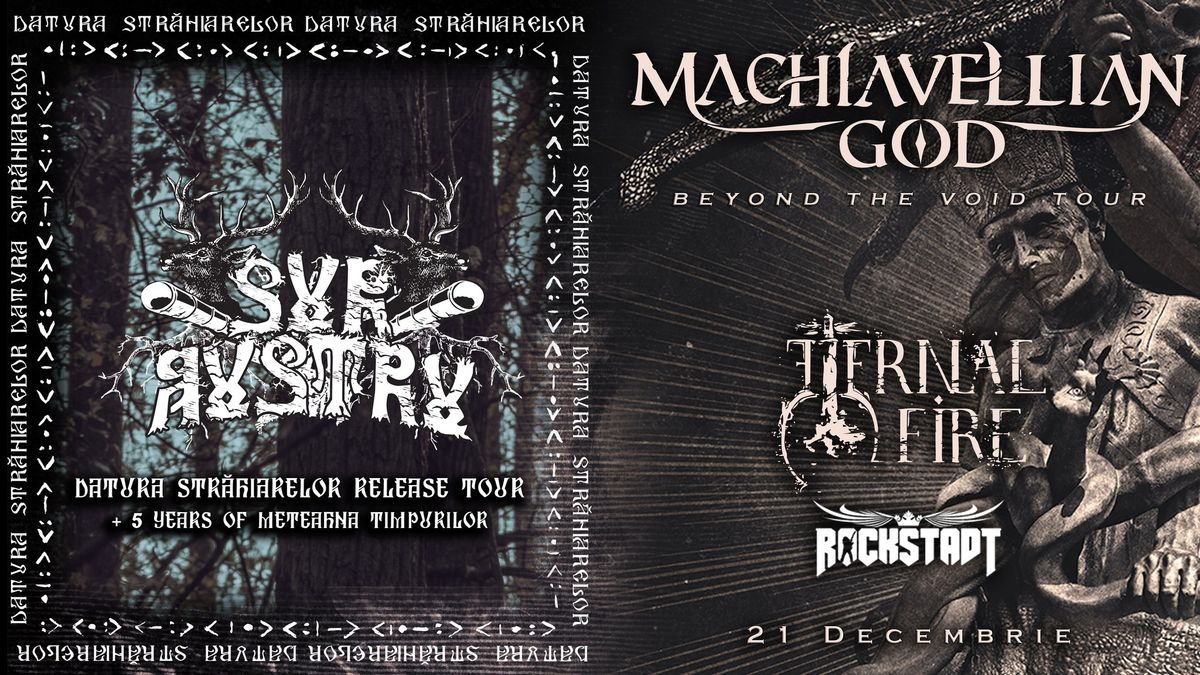 MACHIAVELLIAN GOD \/ SUR AUSTRU \/ ETERNAL FIRE - 21.12.2024 - live in ROCKSTADT Brasov