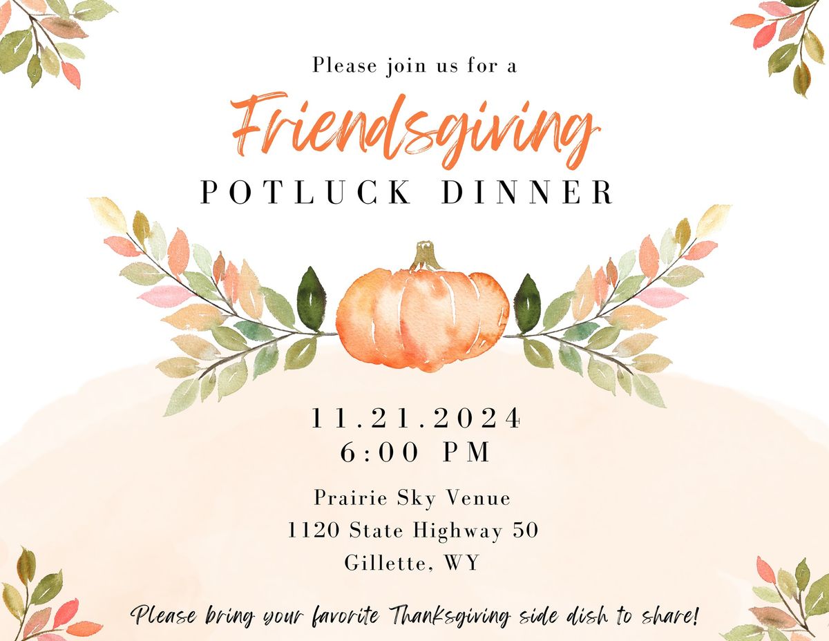 Friendsgiving at Prairie Sky Venue