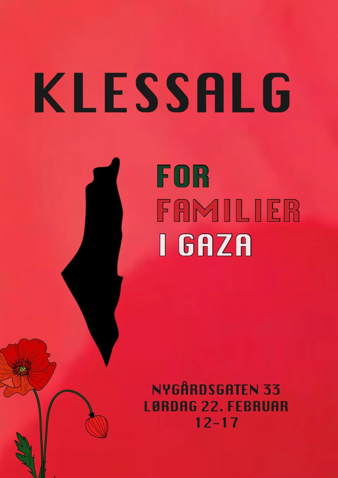 Klessalg for familier i Gaza 