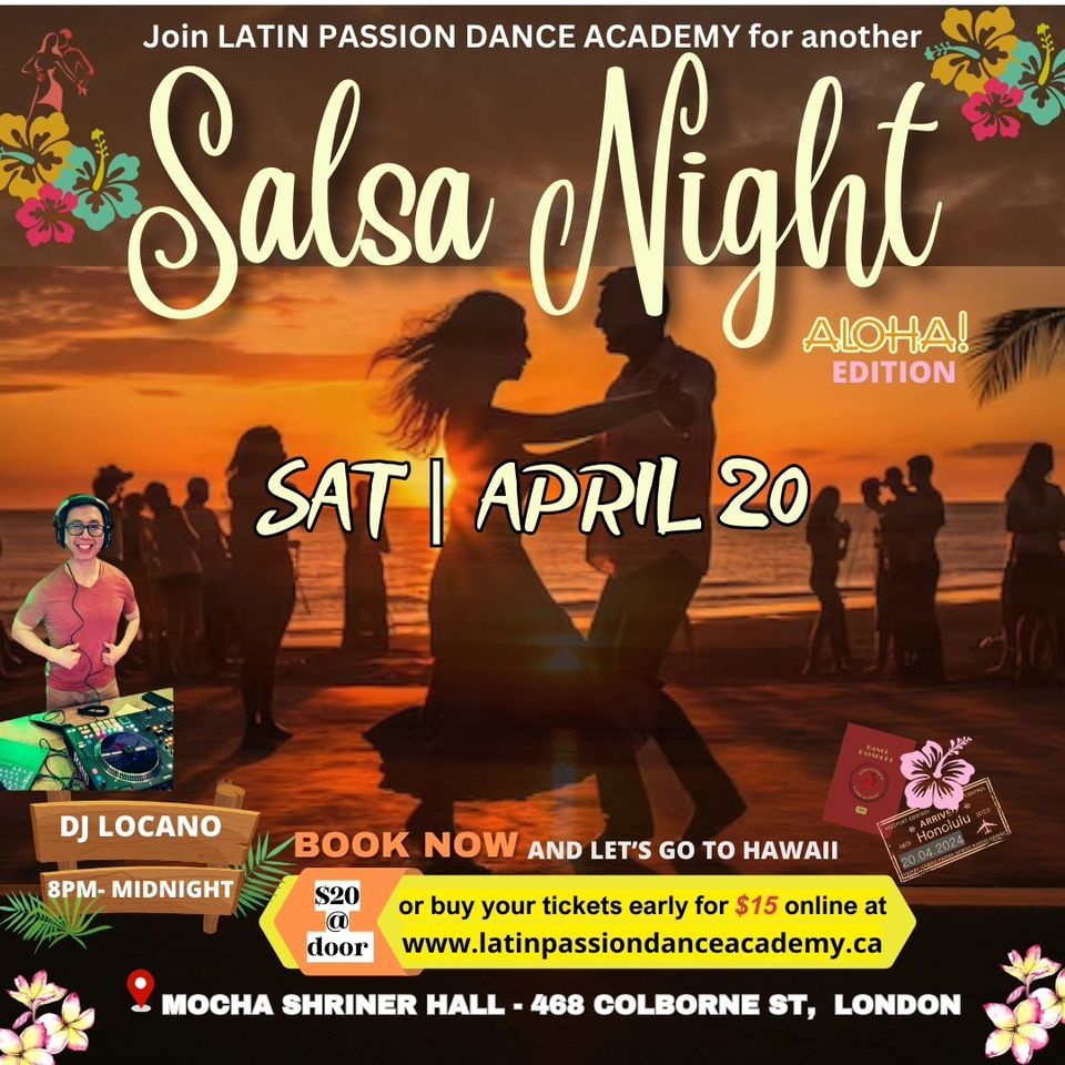 SALSA NIGHT - Aloha Edition 