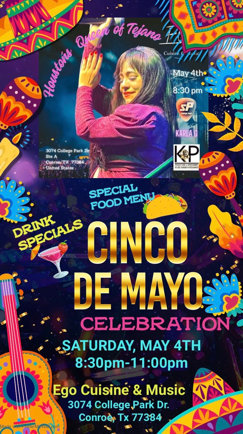Cinco De Mayo Celebration w\/ Houston\u2019s #1 Selena Tribute artist!!
