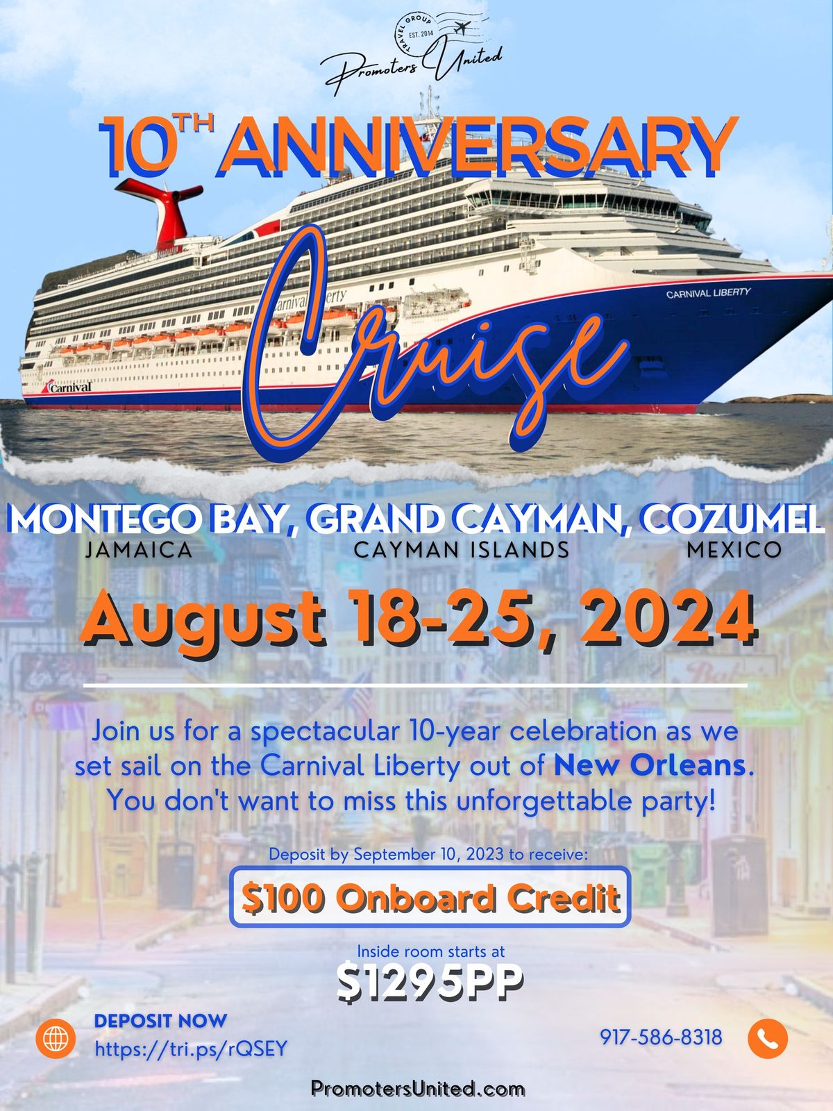 Promoters United 10th Anniversary Cruise. #PUC2024