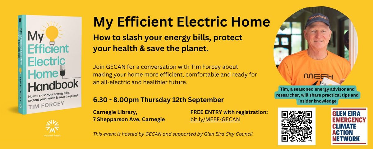 My Efficient Electric Home Handbook, with Tim Forcey