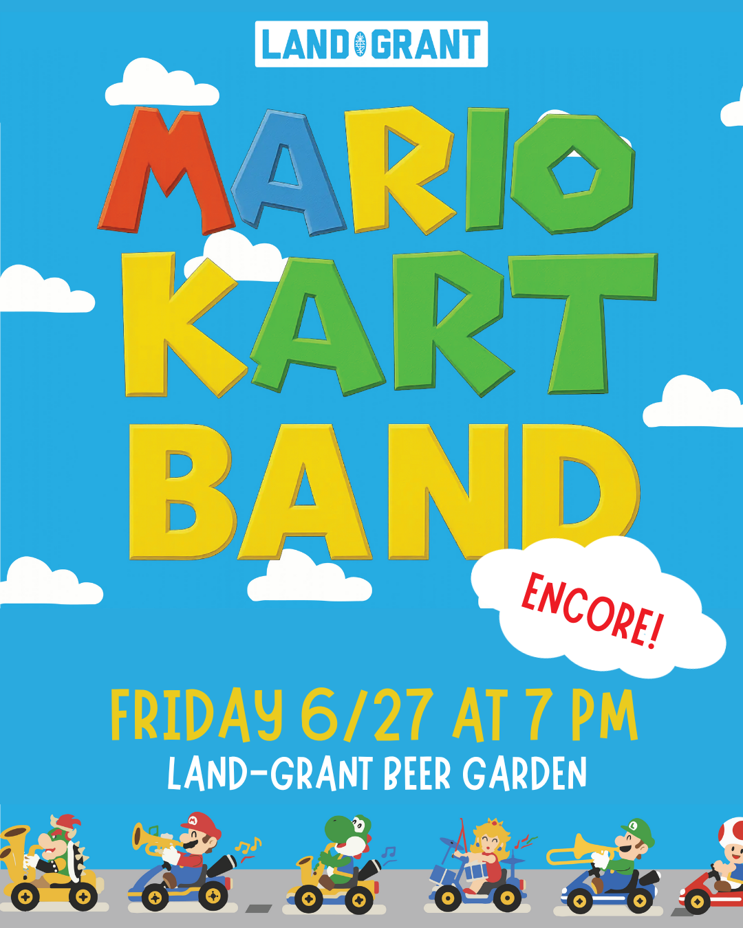Mario Kart Band at John, James and Clara Knight Stage