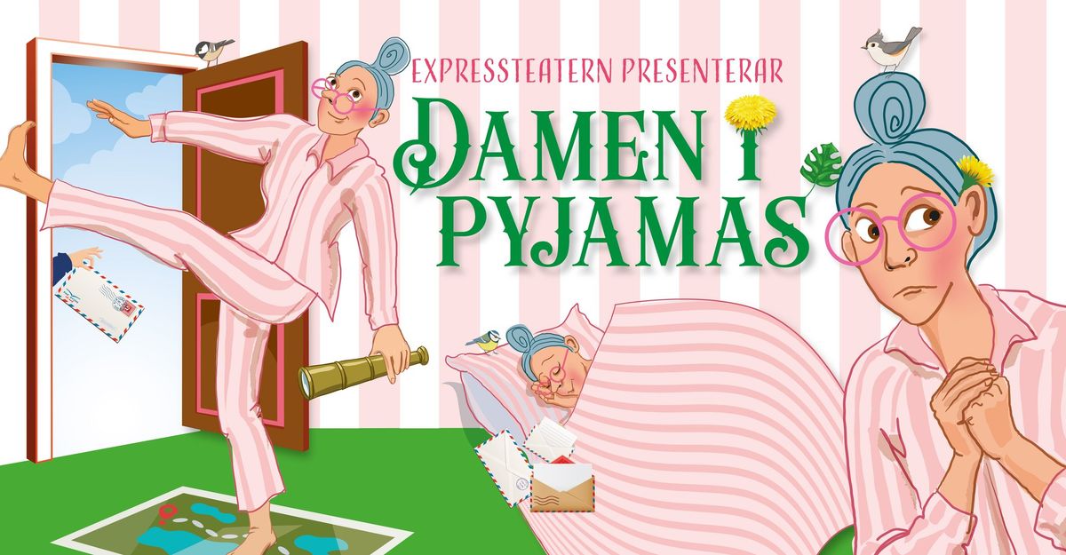 NYPREMI\u00c4R! Damen i pyjamas- familjef\u00f6rest\u00e4llning f\u00f6r 5-7 \u00e5r