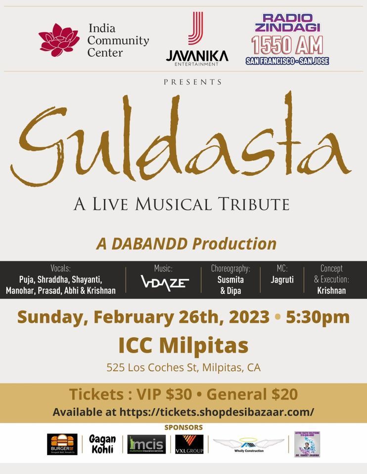 Guldasta: A Live Musical Tribute