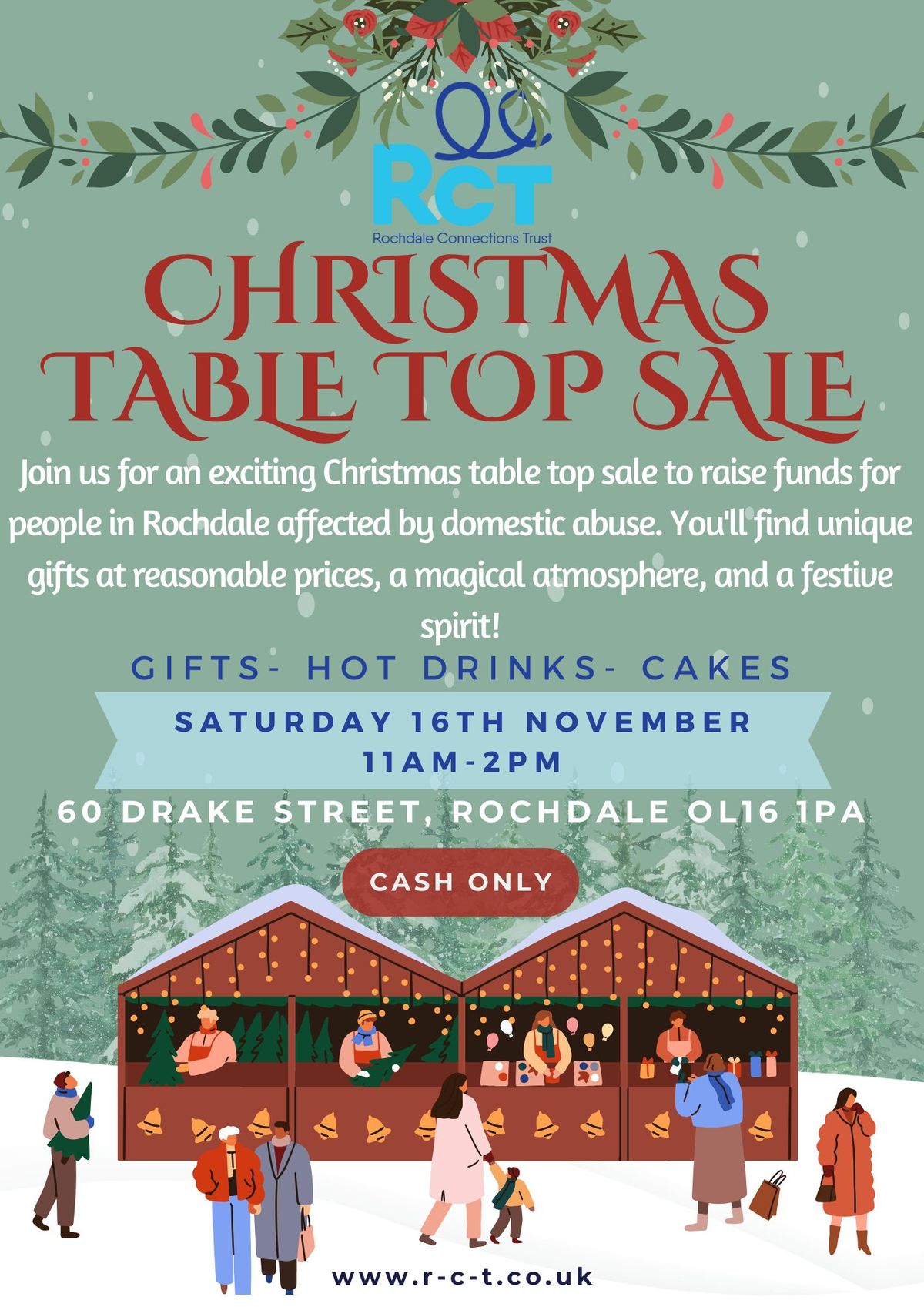 RCT Christmas Table Top Sale 