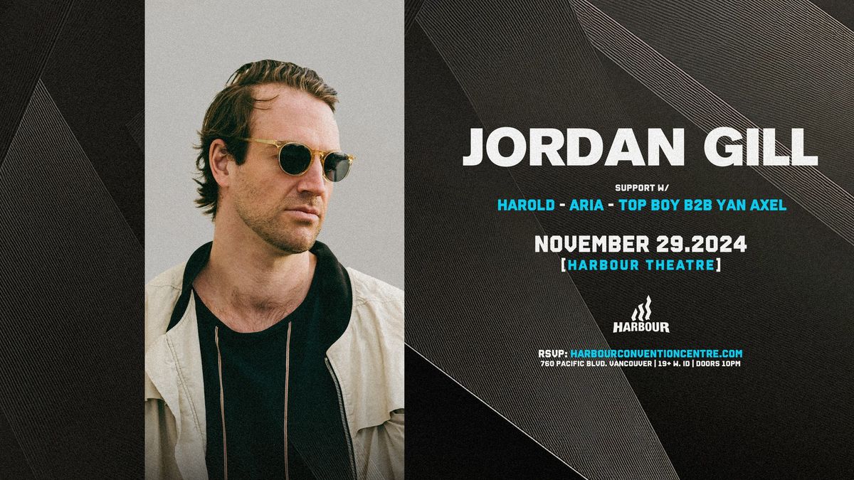 JORDAN GILL - Harbour Theatre [FREE w. RSVP]