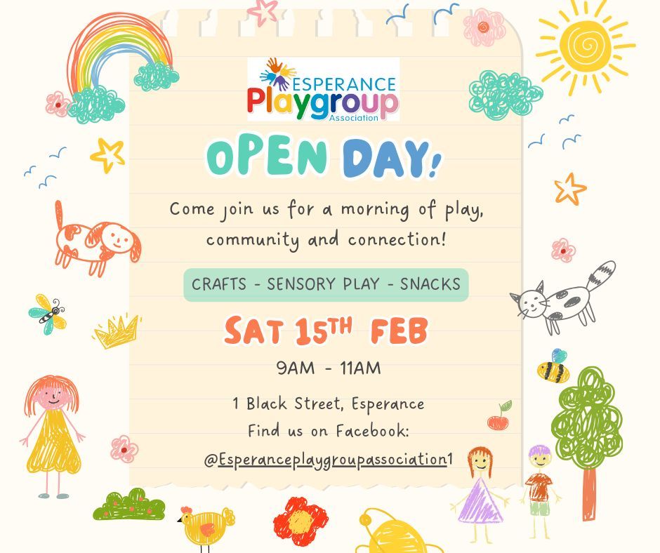 Esperance Playgroup Open Day 