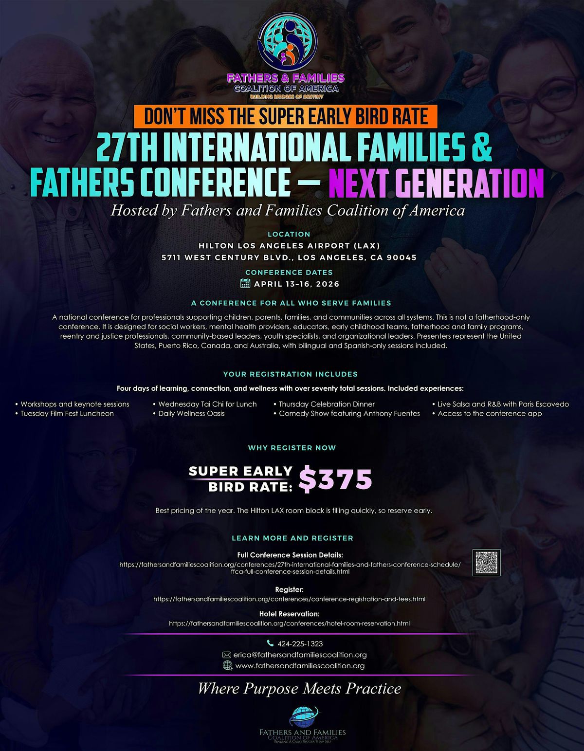 27th International Families & Fathers Conference: April 13-16, 2026