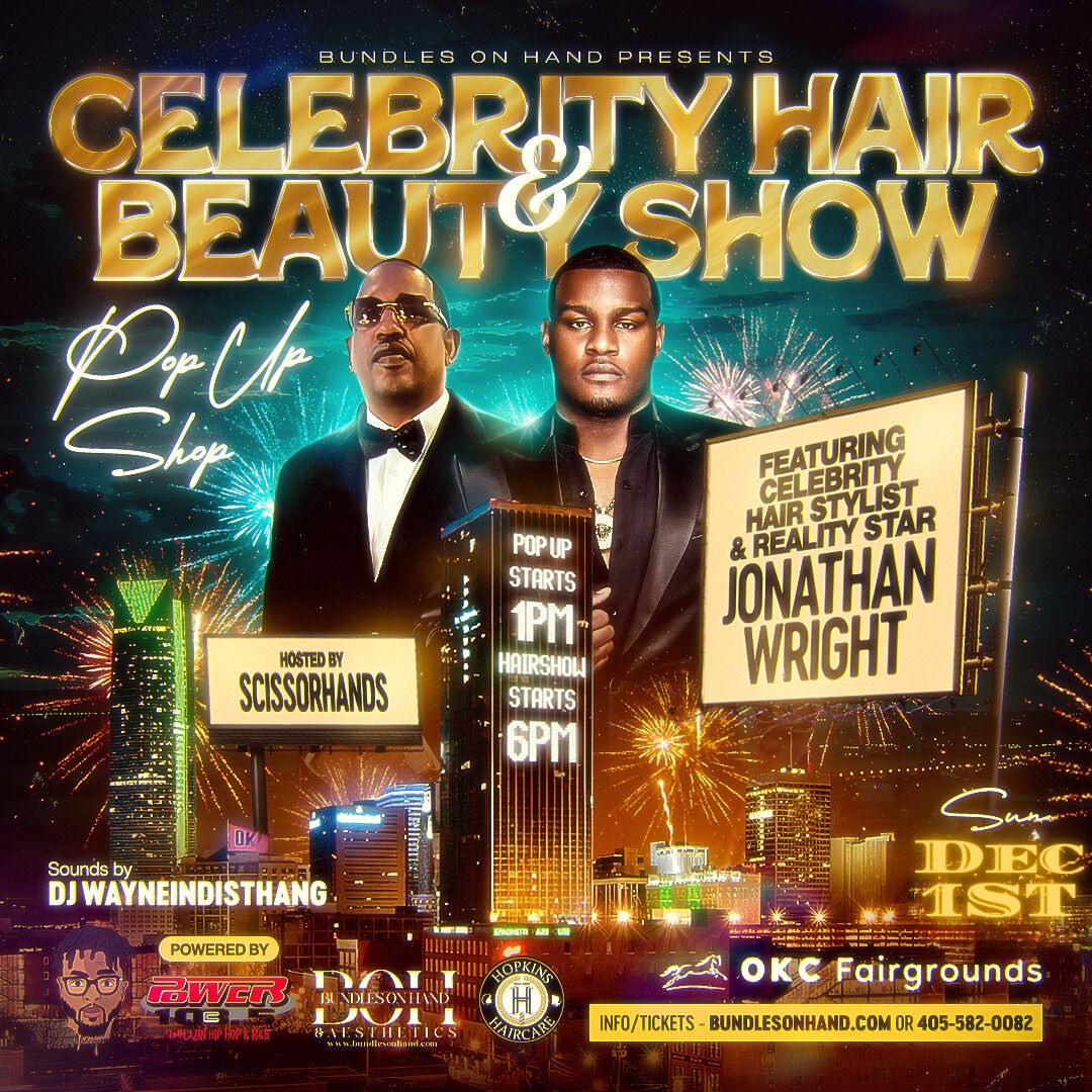 Celebrity HairShow: Jonathan Wright host Oklahoma Hairshow>Fashion Show>Pop up Shop 