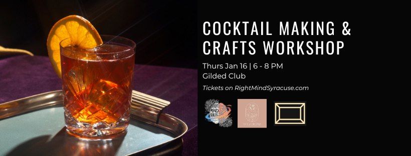 Cocktail Making & Crafts Workshop: Negroni Cocktails & Candle Making