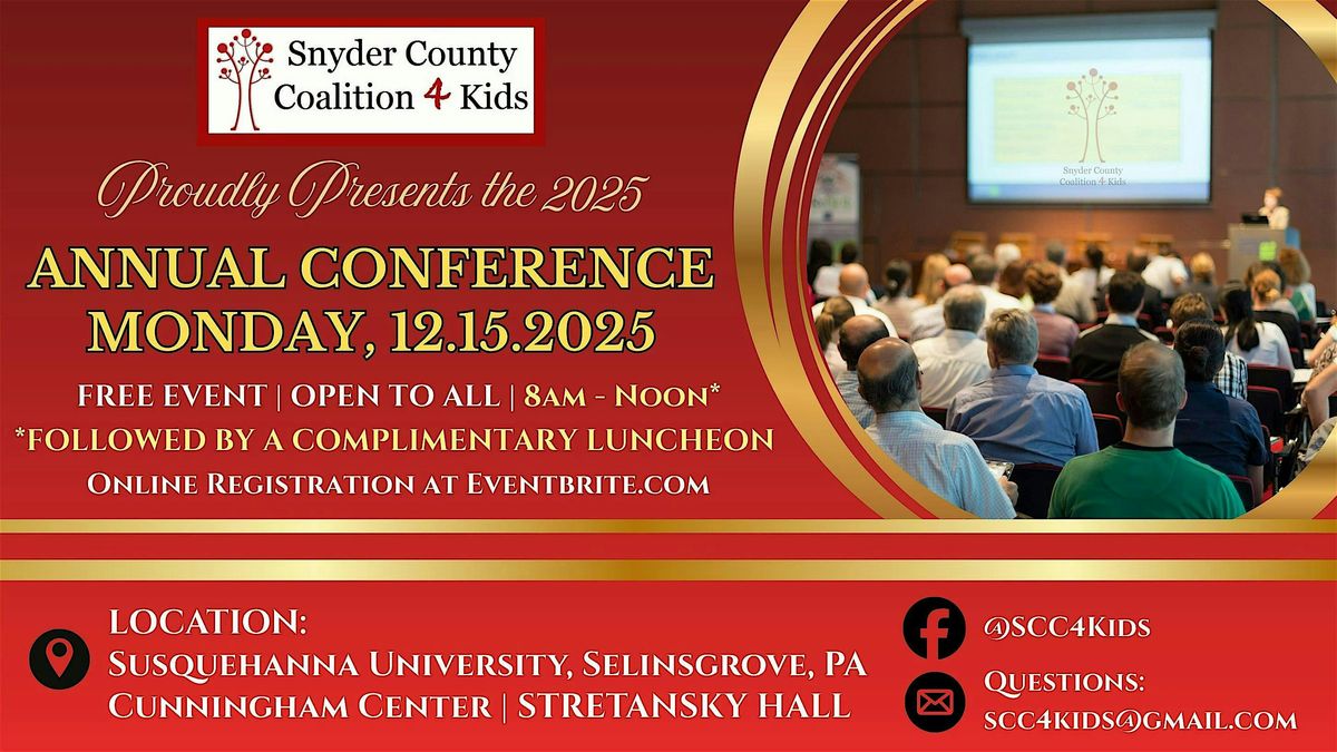 SCC4Kids Annual December Conference 2025