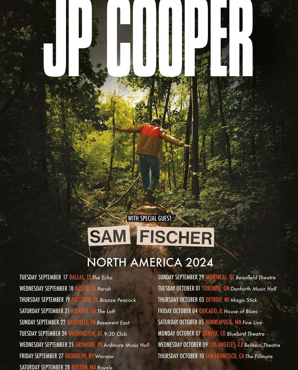 JP Cooper with Sam Fischer