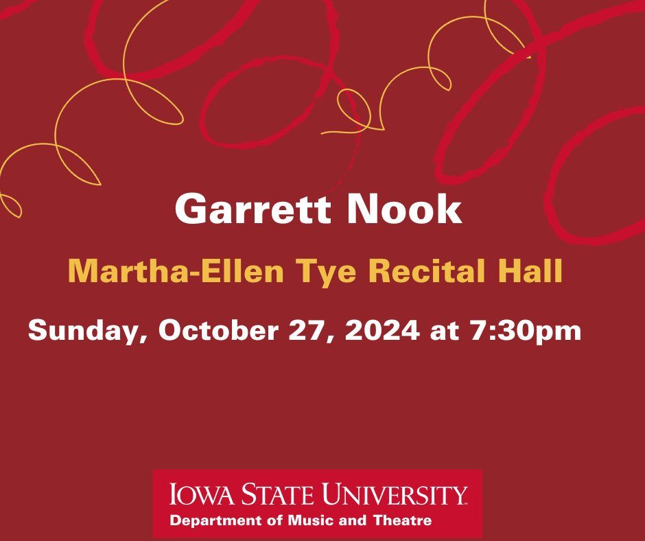 Garrett Nook Senior Recital