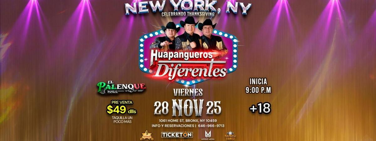 HUAPANGUEROS DIFERENTES EN BRONX