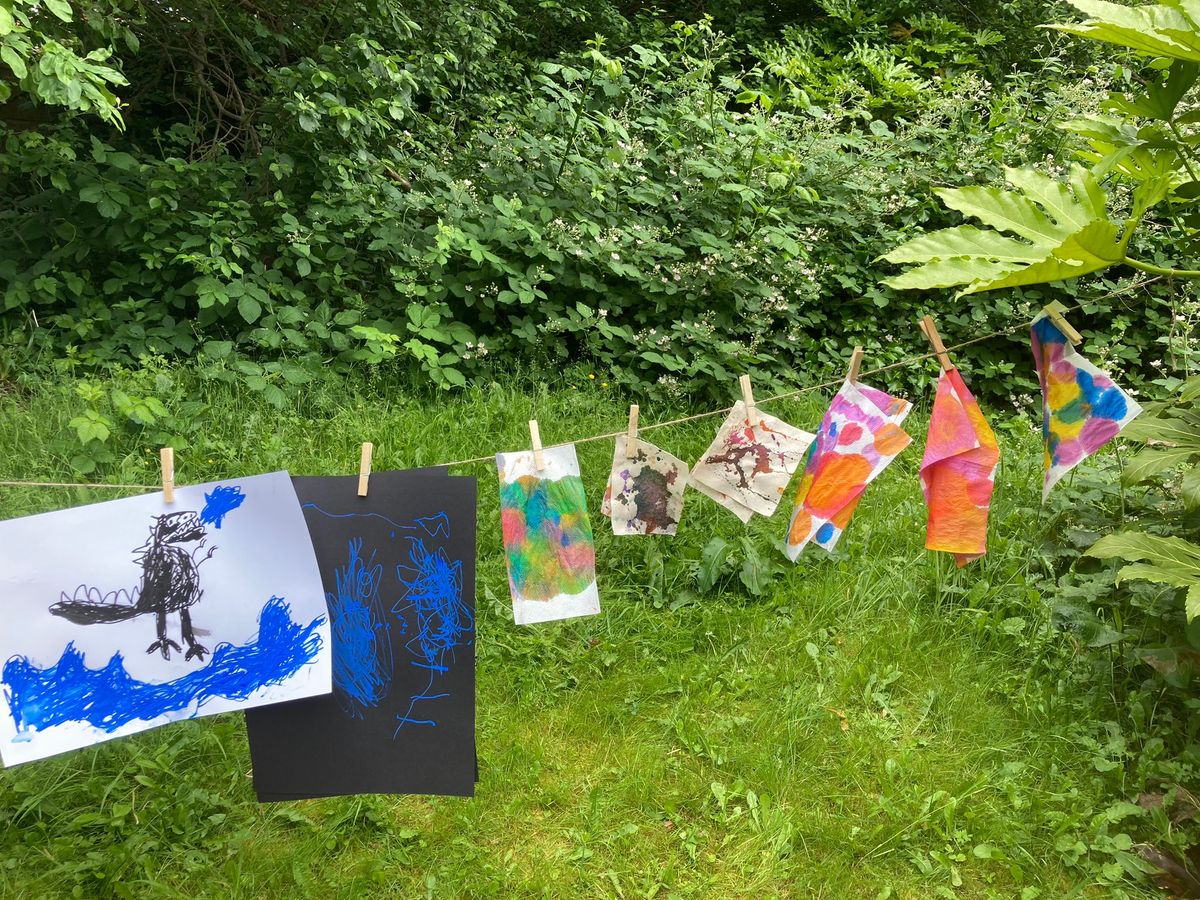 Outdoor Art Workshop on WEAVING