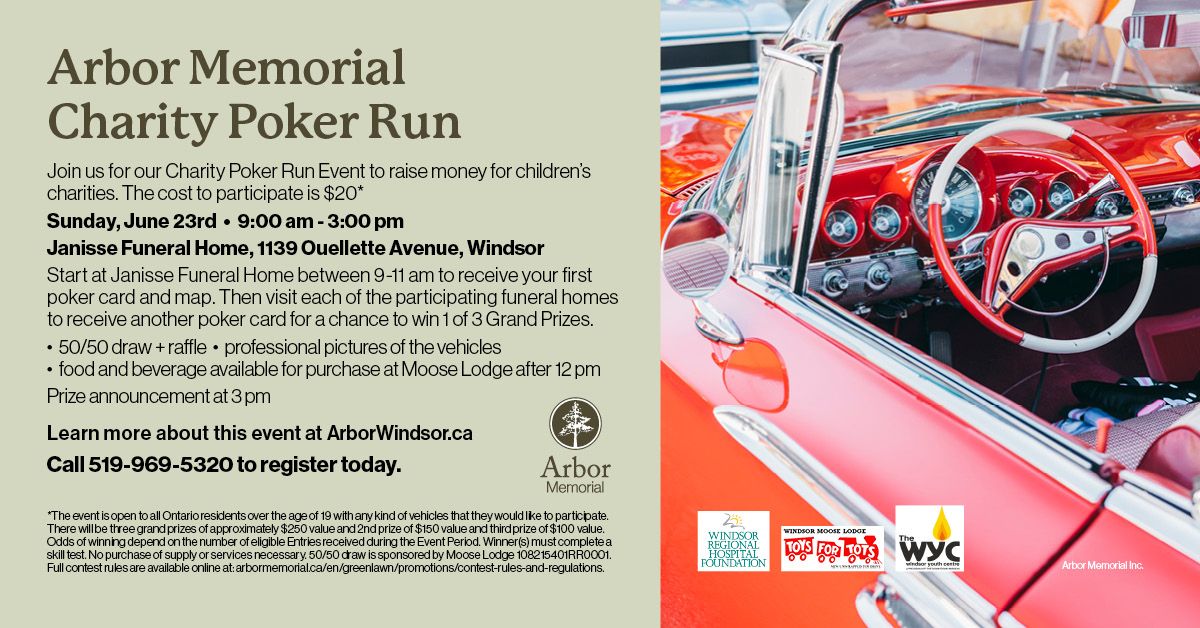Arbor Memorial Charity Poker Run