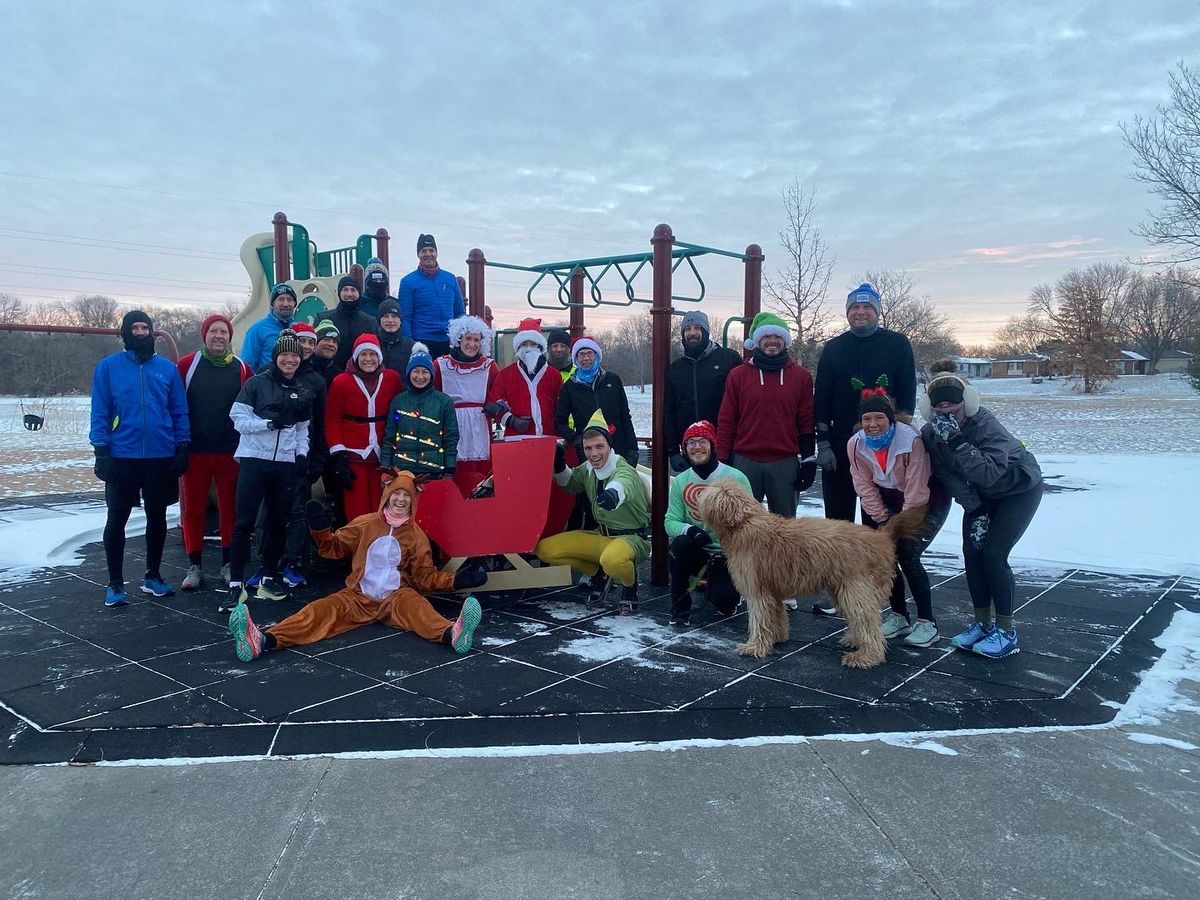 Christmas Eve Run at Dunkin' Donuts!