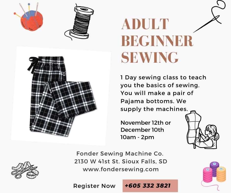 Beginner Sewing Pajama Bottoms