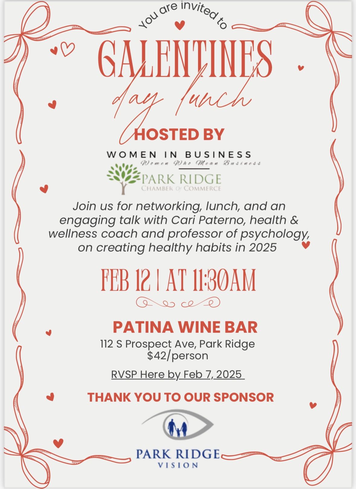 Galentine\u2019s Lunch and Wellness Chat \ud83d\udc98\ud83d\udc81\ud83c\udffb\u200d\u2640\ufe0f