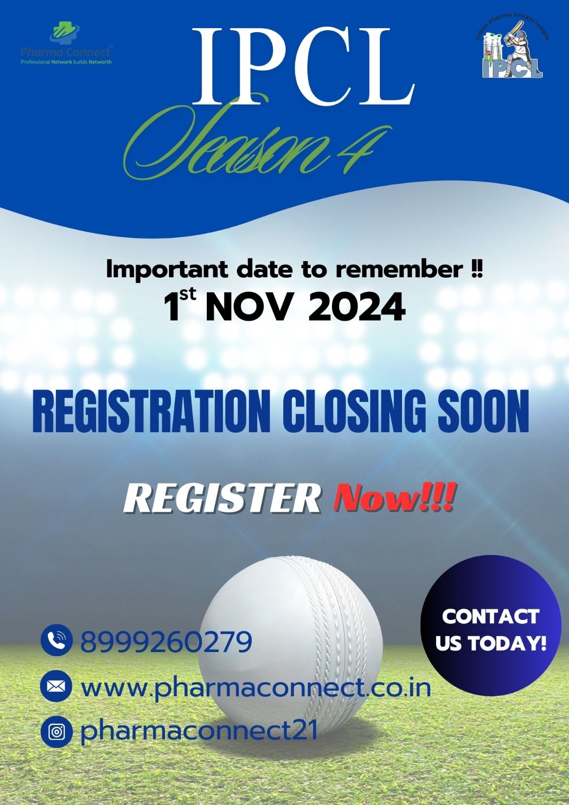 IPCL- INDIAN PHARMA CRICKET LEAGUE 2025